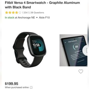 FitBit Versa 4 Smartwatch